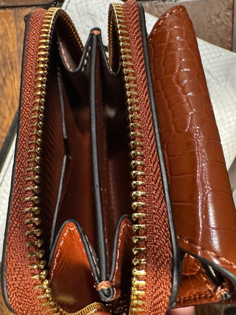 Nwt Sans Beast Orbit Wallet Mahogany Croco Discontinued — image 3 of 6